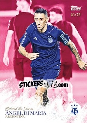 Sticker Angel Di Maria - World Champions Argentina n. 49c - Topps