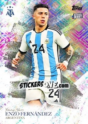 Sticker Enzo Fernandez - World Champions Argentina n. 36 - Topps