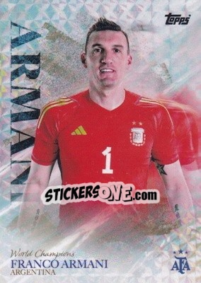 Figurina Franco Armani - World Champions Argentina - Topps