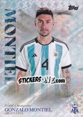 Sticker Gonzalo Montiel - World Champions Argentina - Topps