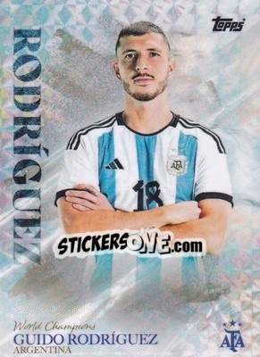 Sticker Guido Rodriguez - World Champions Argentina - Topps