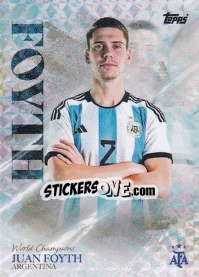 Cromo Juan Foyth - World Champions Argentina n. 5 - Topps