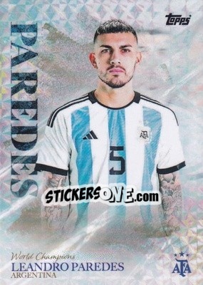 Figurina Leandro Paredes - World Champions Argentina - Topps