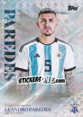 Cromo Leandro Paredes - World Champions Argentina - Topps