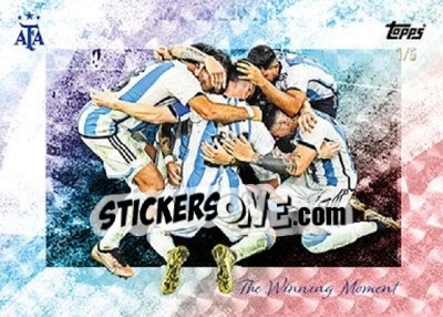 Sticker The Winning Moment - World Champions Argentina - Topps