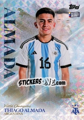 Sticker Thiago Almada - World Champions Argentina - Topps