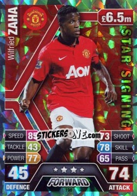 Sticker Wilfried Zaha - English Premier League 2013-2014. Match Attax n. 198 - Topps