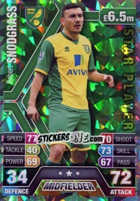 Sticker Robert Snodgrass - English Premier League 2013-2014. Match Attax n. 229 - Topps
