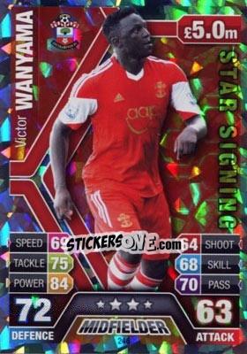 Sticker Victor Wanyama - English Premier League 2013-2014. Match Attax - Topps