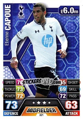 Sticker Etienne Capoue - English Premier League 2013-2014. Match Attax - Topps