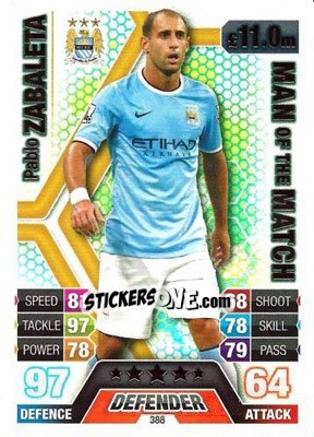 Sticker Pablo Zabaleta