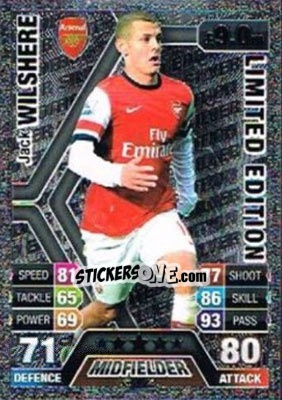 Sticker Jack Wilshere - English Premier League 2013-2014. Match Attax n. LE2s - Topps