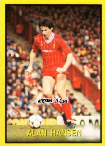 Sticker Alan Hansen - Les Grands Joueurs d'Europe 1988 n. 64 - Vallardi