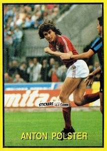 Sticker Anton Polster - Les Grands Joueurs d'Europe 1988 n. 96 - Vallardi