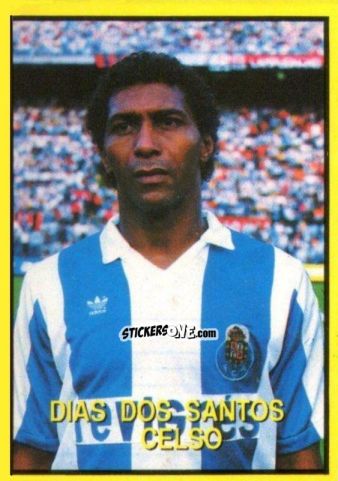 Cromo Bias Dos Santos Celso - Les Grands Joueurs d'Europe 1988 n. 119 - Vallardi
