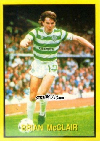 Sticker Brian Mc Clair - Les Grands Joueurs d'Europe 1988 n. 65 - Vallardi