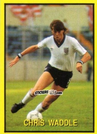 Sticker Chris Waddle - Les Grands Joueurs d'Europe 1988 n. 47 - Vallardi
