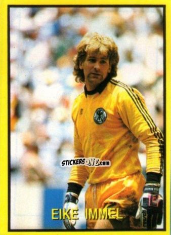 Sticker Elke Immel - Les Grands Joueurs d'Europe 1988 n. 36 - Vallardi