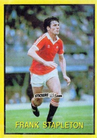 Figurina Frank Stapleton - Les Grands Joueurs d'Europe 1988 n. 58 - Vallardi