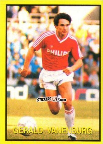 Sticker Gerald Vanenburg - Les Grands Joueurs d'Europe 1988 n. 98 - Vallardi