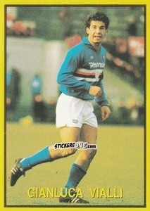 Figurina Gianluca Vialli - Les Grands Joueurs d'Europe 1988 n. 76 - Vallardi