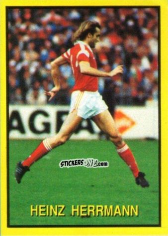 Sticker Heine Herrmann - Les Grands Joueurs d'Europe 1988 n. 29 - Vallardi
