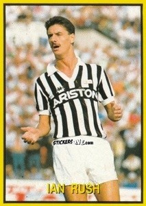Sticker Ian Rush - Les Grands Joueurs d'Europe 1988 n. 86 - Vallardi