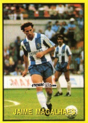 Sticker Jaime Magalhaes - Les Grands Joueurs d'Europe 1988 n. 117 - Vallardi