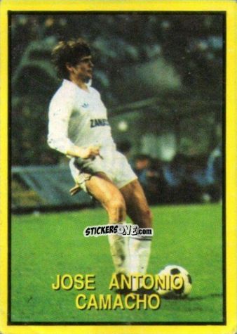 Sticker Jose Antonio Camacho - Les Grands Joueurs d'Europe 1988 n. 104 - Vallardi