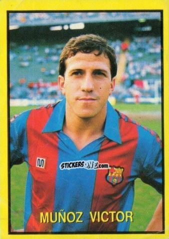 Figurina Munoz Victor - Les Grands Joueurs d'Europe 1988 n. 109 - Vallardi