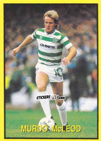 Figurina Murdo Mc Leod - Les Grands Joueurs d'Europe 1988 n. 70 - Vallardi