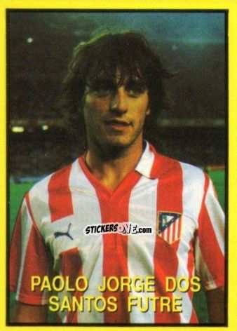 Sticker Paolo Jorge Dos Santos Futre - Les Grands Joueurs d'Europe 1988 n. 112 - Vallardi