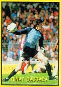 Cromo Rino Dassaev - Les Grands Joueurs d'Europe 1988 n. 128 - Vallardi