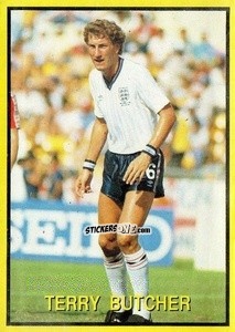 Sticker Terry Butcher - Les Grands Joueurs d'Europe 1988 n. 46 - Vallardi