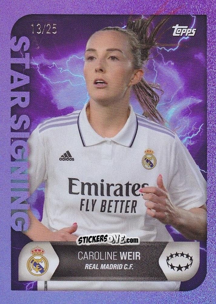 Figurina Caroline Weir - On-Demand UEFA Summer Signings 2022-2023 n. 51p - Topps