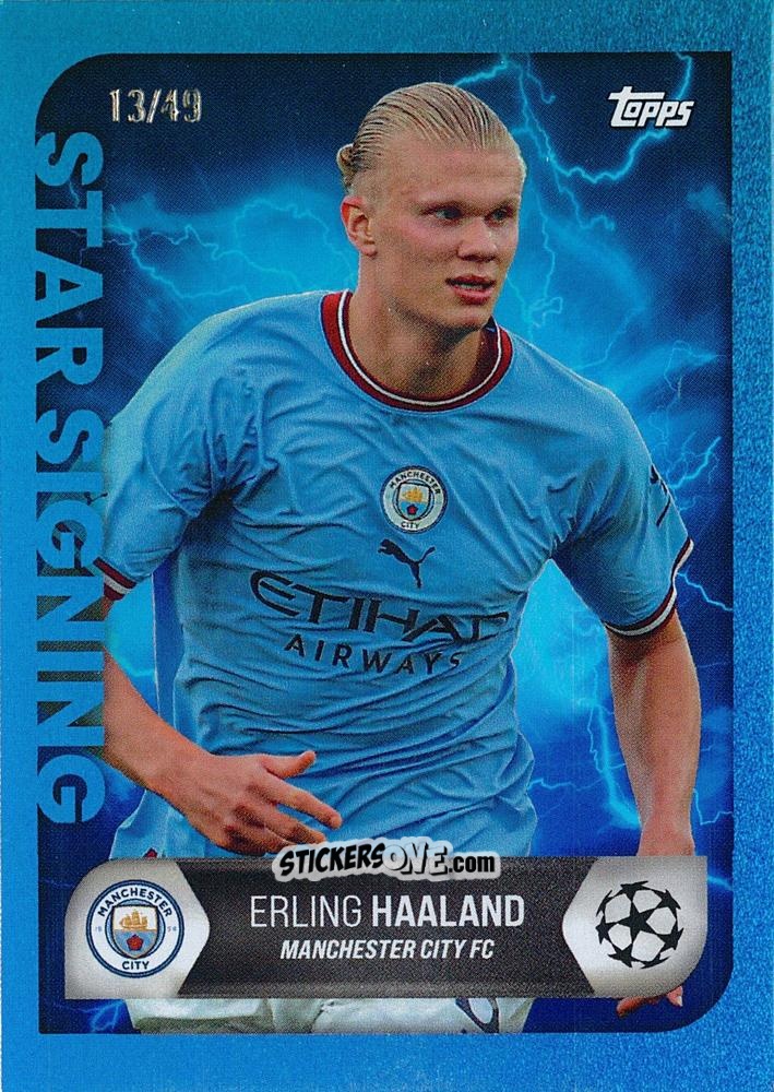 Sticker Erling Haaland - On-Demand UEFA Summer Signings 2022-2023 n. 35b - Topps