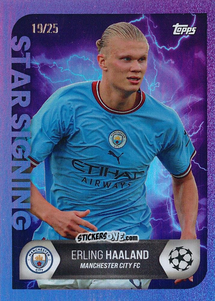 Sticker Erling Haaland - On-Demand UEFA Summer Signings 2022-2023 n. 35p - Topps