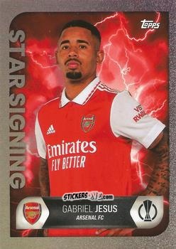Sticker Gabriel Jesus - On-Demand UEFA Summer Signings 2022-2023 n. 5 - Topps