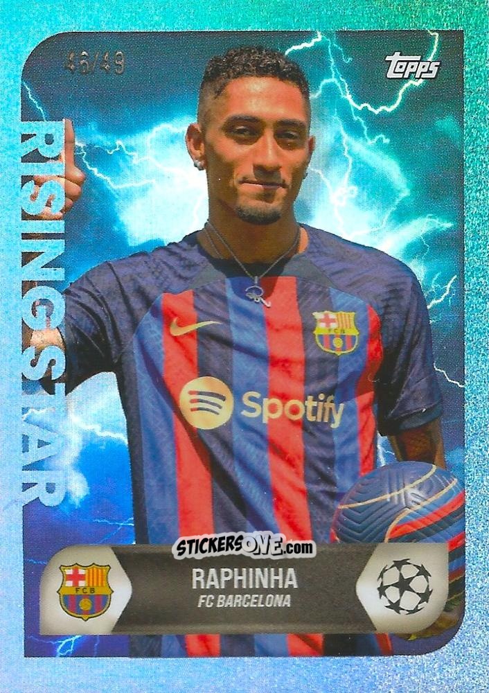 Sticker Raphinha - On-Demand UEFA Summer Signings 2022-2023 n. 19b - Topps