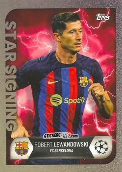 Sticker Robert Lewandowski - On-Demand UEFA Summer Signings 2022-2023 n. 20 - Topps