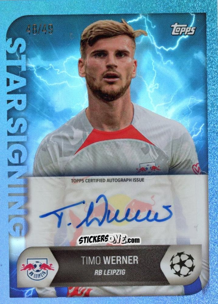 Figurina Timo Werner - On-Demand UEFA Summer Signings 2022-2023 n. A22-b - Topps