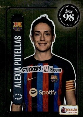 Sticker Alexia Putellas - Heritage 98 UCC Season 2022-2023 - Topps Merlin