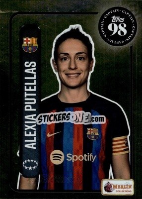 Sticker Alexia Putellas - Heritage 98 UCC Season 2022-2023 n. 143 - Topps Merlin