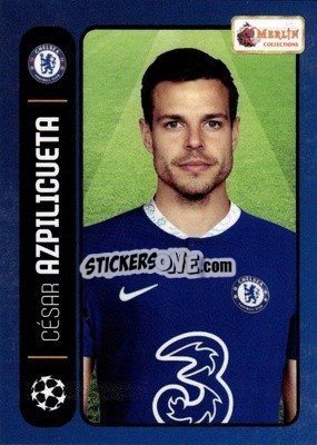 Sticker Cesar Azpilicueta - Heritage 98 UCC Season 2022-2023 - Topps Merlin