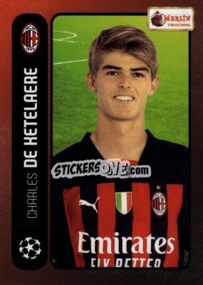 Sticker Charles De Ketelaere - Heritage 98 UCC Season 2022-2023 - Topps Merlin