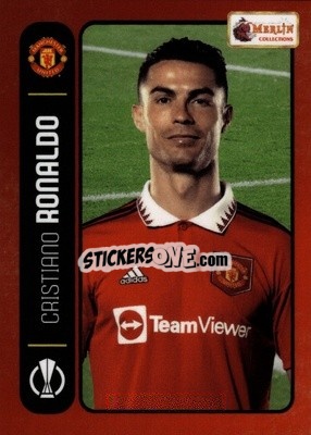 Sticker Cristiano Ronaldo - Heritage 98 UCC Season 2022-2023 n. 80 - Topps Merlin