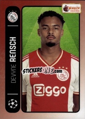 Sticker Devyne Rensch - Heritage 98 UCC Season 2022-2023 - Topps Merlin