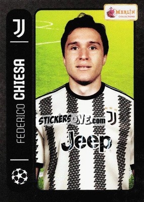 Figurina Federico Chiesa - Heritage 98 UCC Season 2022-2023 - Topps Merlin