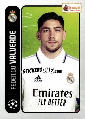 Sticker Federico Valverde - Heritage 98 UCC Season 2022-2023 n. 47 - Topps Merlin