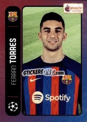 Sticker Ferran Torres - Heritage 98 UCC Season 2022-2023 n. 113 - Topps Merlin